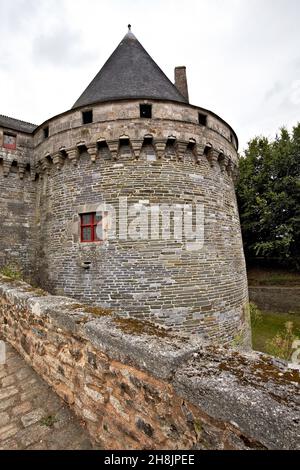 Château de Rohan.Pontivy, Morbihan.Bretagne.France. Banque D'Images