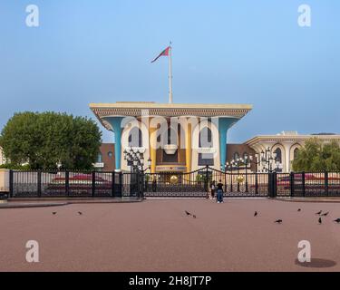 Palais du Sultan, Muscat, Oman Banque D'Images