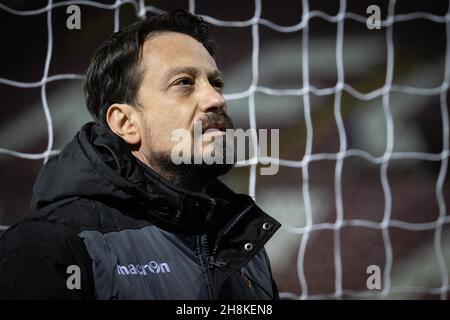 Reggio Calabria, Italie.30 novembre 2021.Gallo Luca président de Reggina pendant Reggina 1914 contre Ascoli Calcio, football italien Serie B match à Reggio Calabria, Italie, novembre 30 2021 crédit: Agence de photo indépendante/Alamy Live News Banque D'Images