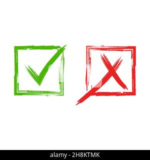 illustration vectorielle verte et rouge des coches Illustration de Vecteur