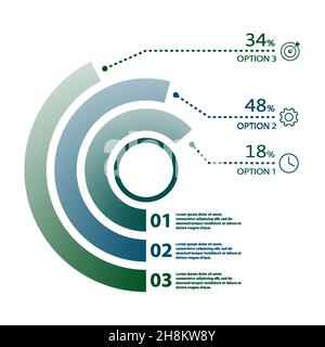 Illustration vectorielle plate de l'infographie Elements isolée sur fond blanc Illustration de Vecteur