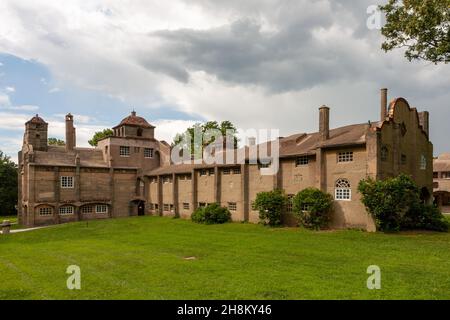 Moravian Pottery and Tile Works, Doylestown, Bucks County, Pennsylvanie Banque D'Images