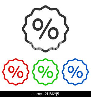 Symbole, symbole de réduction Illustration de Vecteur