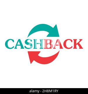 Symbole de remboursement avec une flèche autour de l'icône Illustration de Vecteur