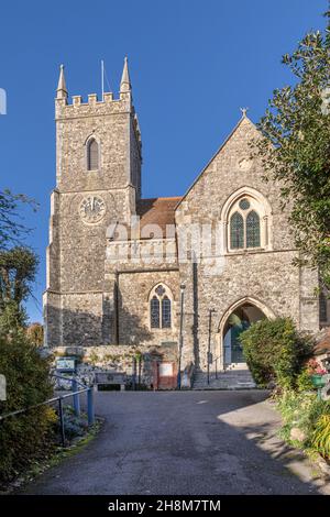 Église Saint-Léonard, Hythe, Kent Banque D'Images