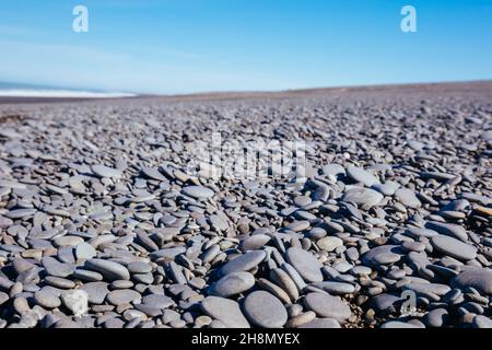 Birdlings Flat Beach en Nouvelle-Zélande Banque D'Images