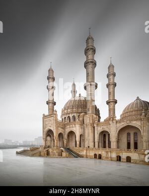 Mosquée Heydar à Bakou, Azerbaïdjan Banque D'Images