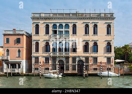 Palazzo Correr Contarini Zorzi, CA' dei Cuori, Grand Canal, Canal Grande, Venise,Italie Banque D'Images