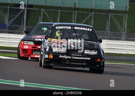 Paul Mensley, Ford Sierra Cosworth, Historic Touring car Challenge, HTCC, combiné avec le Tony dron Trophy pour Touring Cars, voitures qui ont concouru dans t Banque D'Images