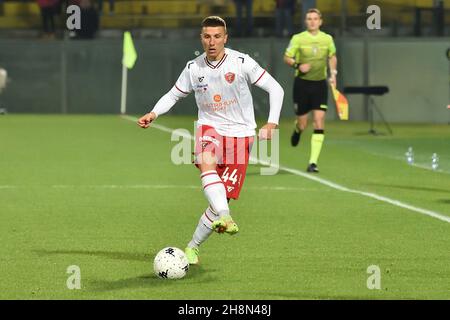 Pise, Italie.30 novembre 2021.Francesco Lisi (Pérouse) pendant AC Pisa vs AC Pérouse, match de football italien série B à Pise, Italie, novembre 30 2021 crédit: Agence de photo indépendante/Alamy Live News Banque D'Images