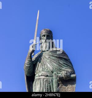 Monument à Stefan Nemanja - le créateur de l'état serbe, Belgrade, Serbie Banque D'Images