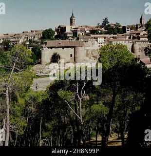 PANORAMICA - FOTO AÑOS 60.Emplacement : EXTÉRIEUR.SÉGOVIE.ESPAGNE. Banque D'Images