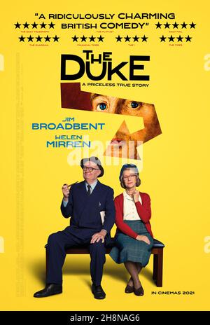 JIM BROADBENT et HELEN MIRREN dans LE DUC (2020), dirigé par ROGER MICHELL.Crédit: Neon films / Pathé / Album Banque D'Images