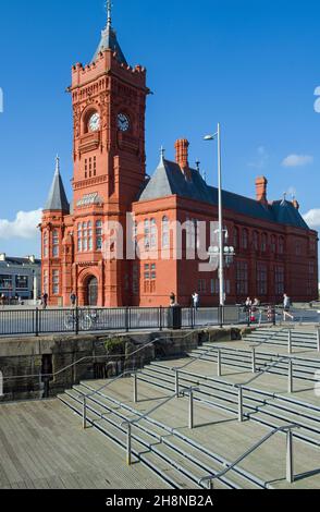 Le bâtiment Pierhead à Cardiff Bay, au sud du pays de Galles Banque D'Images