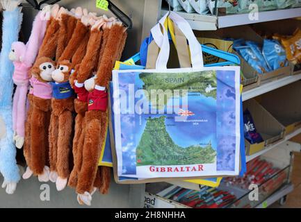 Souvenirs de Gibraltar Banque D'Images