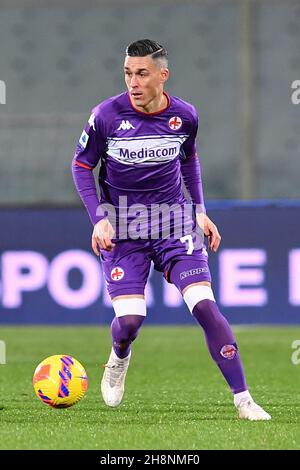 Stade Artemio Franchi, Florence, Italie, 30 novembre 2021,Jose Maria Callejon (Fiorentina) pendant l'ACF Fiorentina vs UC Sampdoria - football italien Banque D'Images