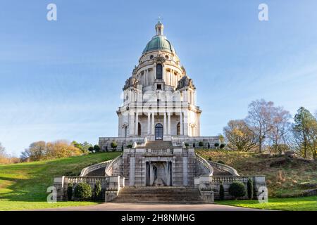 Ashton Memorial, Williamson Park, Lancaster, Lancashire, Angleterre,ROYAUME-UNI Banque D'Images