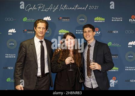 Paris la Défense Arena, France.30 novembre 2021.9ème édition du Gala, organisée à l'occasion de donner mardi par l'ONG PLAY International. Banque D'Images