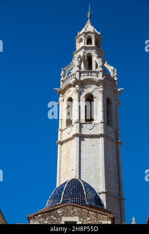 Clocher de l'église Saint-Jean-Baptiste Banque D'Images