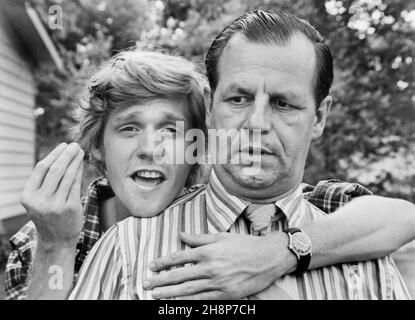 Dennis Christopher, Paul Dooley, sur le tournage du film, « Breaking Away », 20th Century-Fox, 1979 Banque D'Images