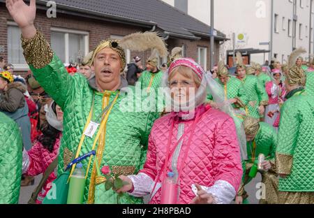 Aachen - Eilendorf: Umzug am Karnevals Sonntag 2017 Banque D'Images