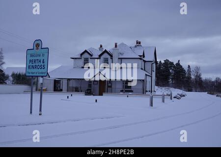 Moor of Rannoch Hotel, Perthshire, Écosse, Royaume-Uni Banque D'Images