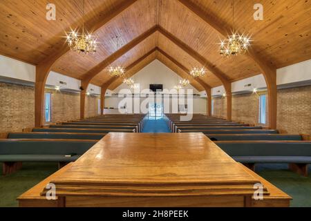 Les églises ont une belle conception architecturale. Banque D'Images