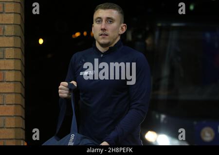 SHEFFIELD, GBR.1ER DÉCEMBRE David Ferguson de Hartlepool United arrive lors du match de Trophée EFL entre Sheffield mercredi et Hartlepool United à Hillsborough, Sheffield, le mercredi 1er décembre 2021.(Crédit : will Matthews | MI News) crédit : MI News & Sport /Alay Live News Banque D'Images