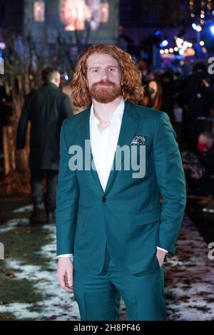 Paul Bullion participe à la première mondiale de The Witcher: Saison 2, à Odeon Luxe, Leicester Square, Londres.Date de la photo: Mercredi 1er décembre 2021. Banque D'Images