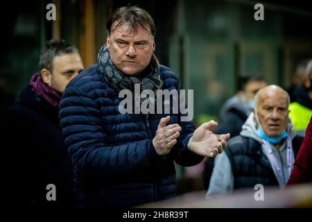 Reggio Calabria, Italie.30 novembre 2021.Massimo Taibi DS Reggina pendant Reggina 1914 vs Ascoli Calcio, football italien Serie B match à Reggio Calabria, Italie, novembre 30 2021 crédit: Agence de photo indépendante/Alamy Live News Banque D'Images