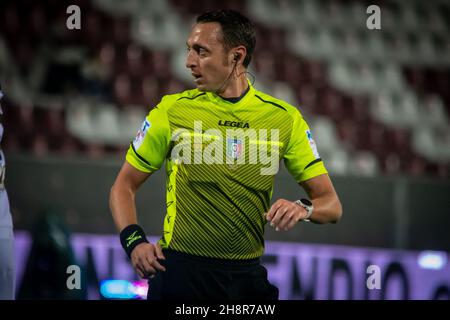 Reggio Calabria, Italie.30 novembre 2021.Abisso Rosario reefree pendant Reggina 1914 vs Ascoli Calcio, match de football italien Serie B à Reggio Calabria, Italie, novembre 30 2021 crédit: Agence de photo indépendante/Alamy Live News Banque D'Images