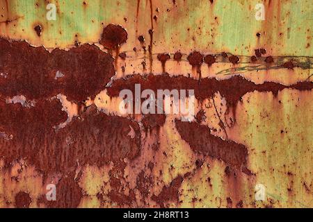 Rusty texture rugueux Banque D'Images