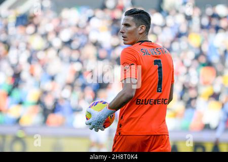 Udine, Italie.28 novembre 2021.Portrait de Marco Silvestri (Udinese) pendant Udinese Calcio vs Gênes CFC, football italien série A match in Udine, Italie, novembre 28 2021 crédit: Independent photo Agency/Alay Live News Banque D'Images