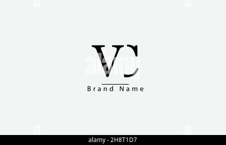 VC CV V C résumé logo vecteur modèle de monogramme Illustration de Vecteur