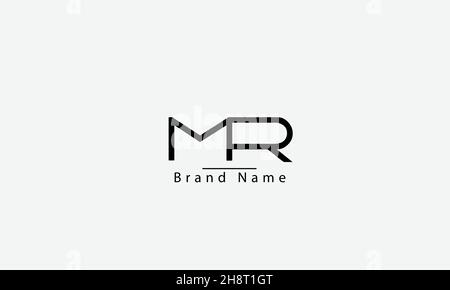 LOGO vectoriel ABSTRAIT MR RM M R Illustration de Vecteur