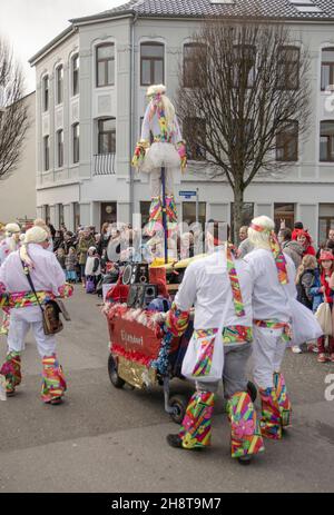 Aachen - Eilendorf: Umzug am Karnevals Sonntag 2017 Banque D'Images