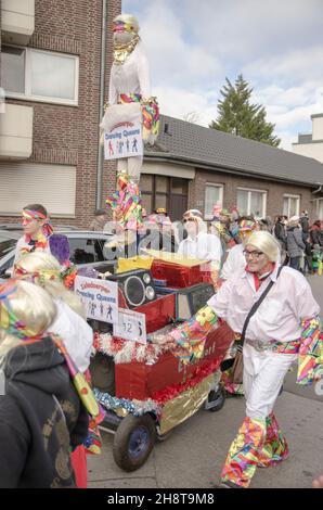 Aachen - Eilendorf: Umzug am Karnevals Sonntag 2017 Banque D'Images
