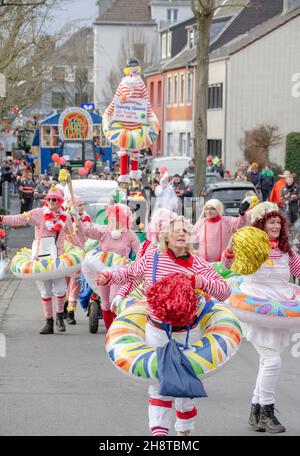 Aachen - Eilendorf: Umzug am Karnevals Sonntag 2019 Banque D'Images