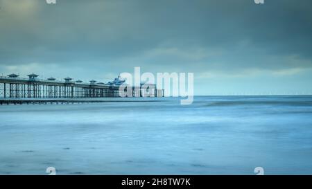 Jetée de Llandudno pendant la journée, au nord du pays de Galles Banque D'Images