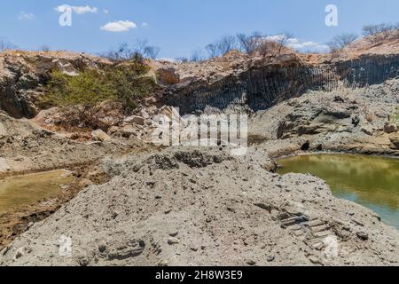 Mine de vermiculite dans l'État de Paraiba au Brésil Banque D'Images