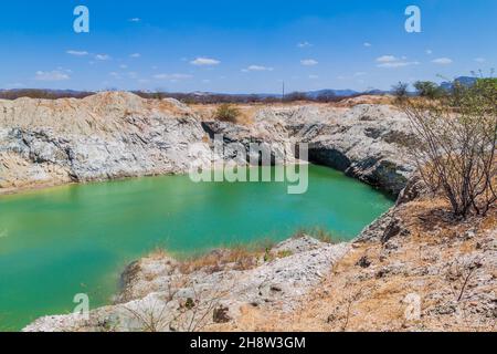 Mine de vermiculite dans l'État de Paraiba au Brésil Banque D'Images