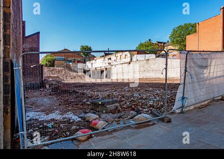 Ex british Home Stores site de vente au détail à High Street, rotherham, Banque D'Images