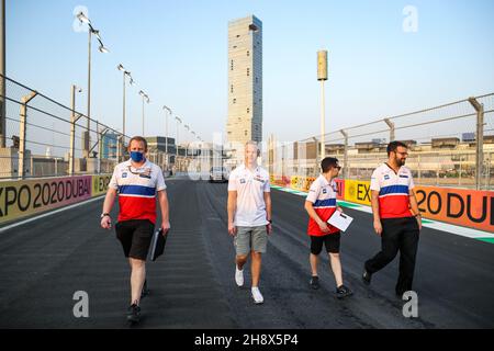 Jeddah, Arabie Saoudite - 02/12/2021, MAZEPIN Nikita (rus), Haas F1 Team VF-21 Ferrari, promenade en portrait lors du Grand Prix saoudien 2021 de Formule 1 stc, 21ème tour du Championnat du monde de Formule 1 de la FIA 2021 du 3 au 5 décembre 2021 sur le circuit de la corniche de Jeddah, à Djeddah,Arabie Saoudite - photo Florent Gooden / DPPI Banque D'Images