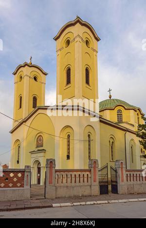 Ascension de l'Église orthodoxe du Seigneur à Cacak Banque D'Images