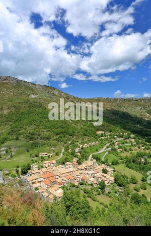 Brianconnet, Parc régional des Préalpes d'Azur, Alpes MarTimes, 06, région sud Banque D'Images