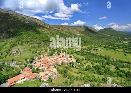 Brianconnet, Parc régional des Préalpes d'Azur, Alpes MarTimes, 06, région sud Banque D'Images