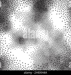 Texture de grain vieilli.Grunge effet de demi-teinte vieilli Illustration de Vecteur