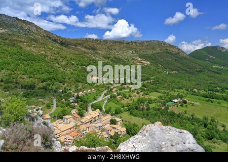 Brianconnet, Parc régional des Préalpes d'Azur, Alpes MarTimes, 06, région sud Banque D'Images