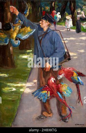 Le Parrot Man de Max Liebermann (1847-1935), huile sur toile, 1902 Banque D'Images