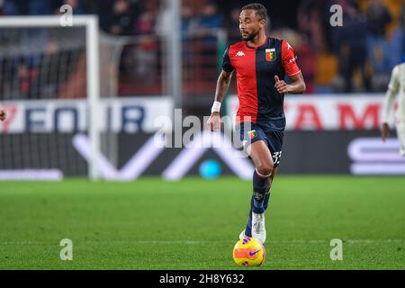 Genova, Italie.1er décembre 2021.Hernani (Gênes) pendant Gênes CFC vs AC Milan, italie football série A match à Genova, Italie, décembre 01 2021 crédit: Agence de photo indépendante / Alamy Live News Banque D'Images